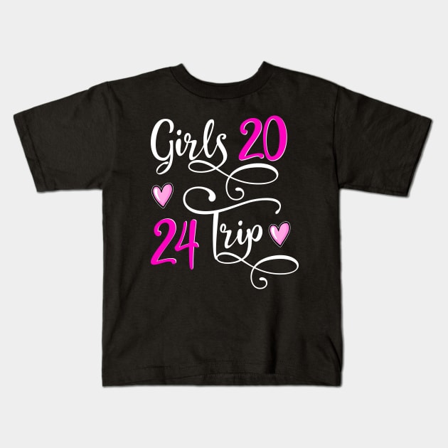 Girls Trip 2024 Kids T-Shirt by BDAZ